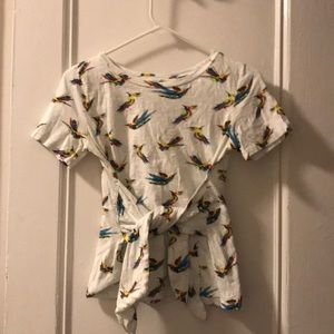 Pájaro tie waist top